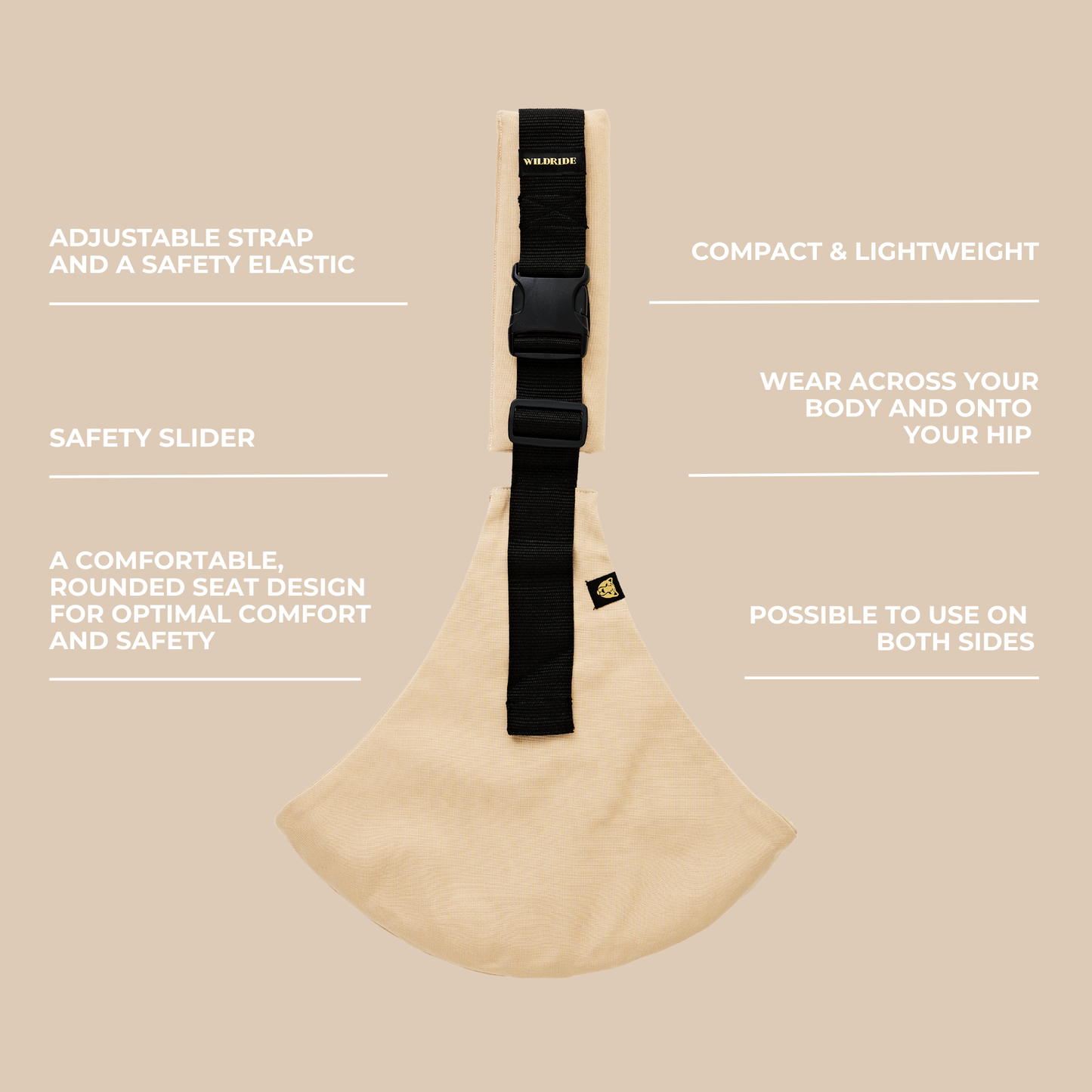 Toddler carrier Beige