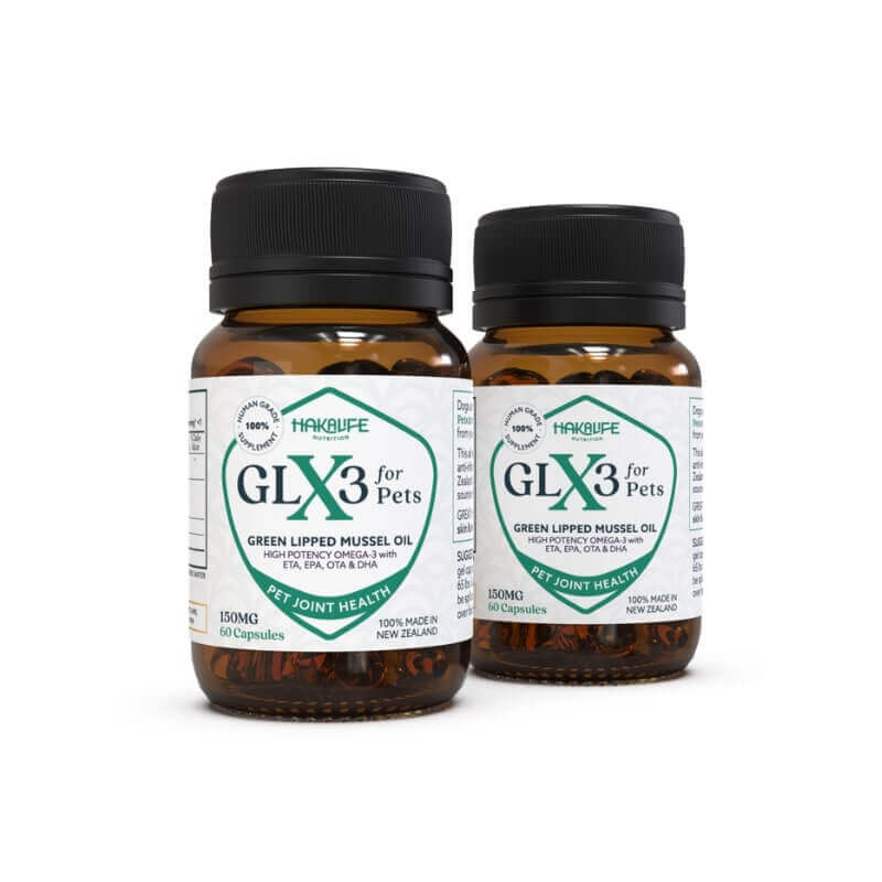 GLX3 Mussel Oil For Dogs - Pet Safe Hip & Joint Support*