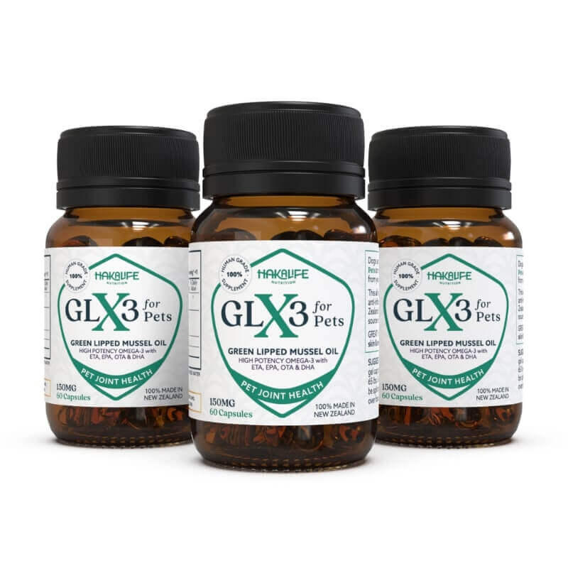 GLX3 Mussel Oil For Dogs - Pet Safe Hip & Joint Support*