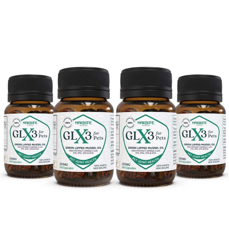 GLX3 Mussel Oil For Dogs - Pet Safe Hip & Joint Support*