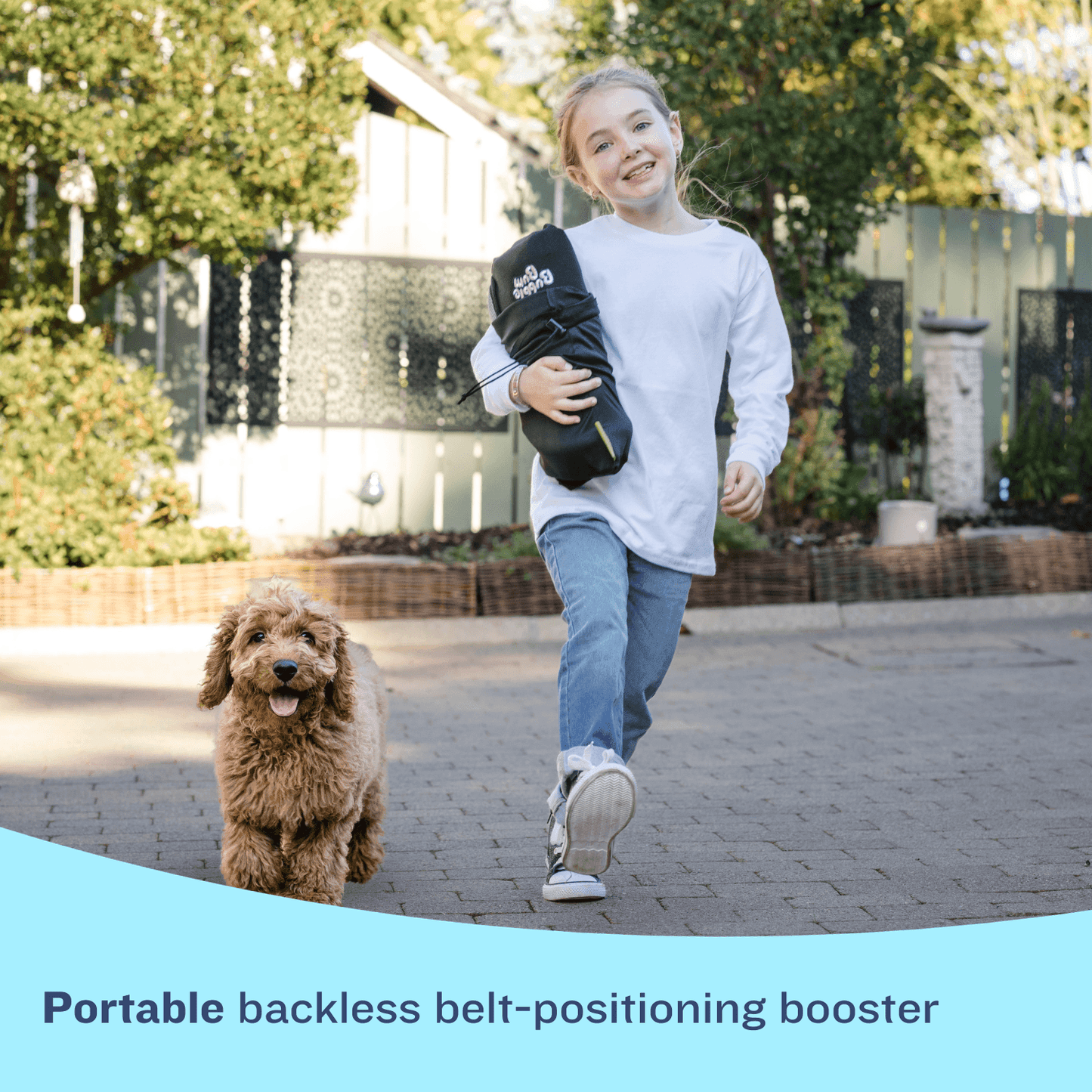 BubbleBum Inflatable Car Booster Seat - Travel Booster Seat - Rainbow Style ✔️