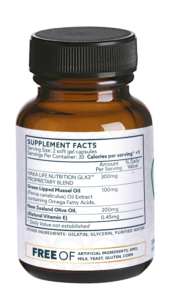 GLX3 Mussel Oil For Dogs - Pet Safe Hip & Joint Support*
