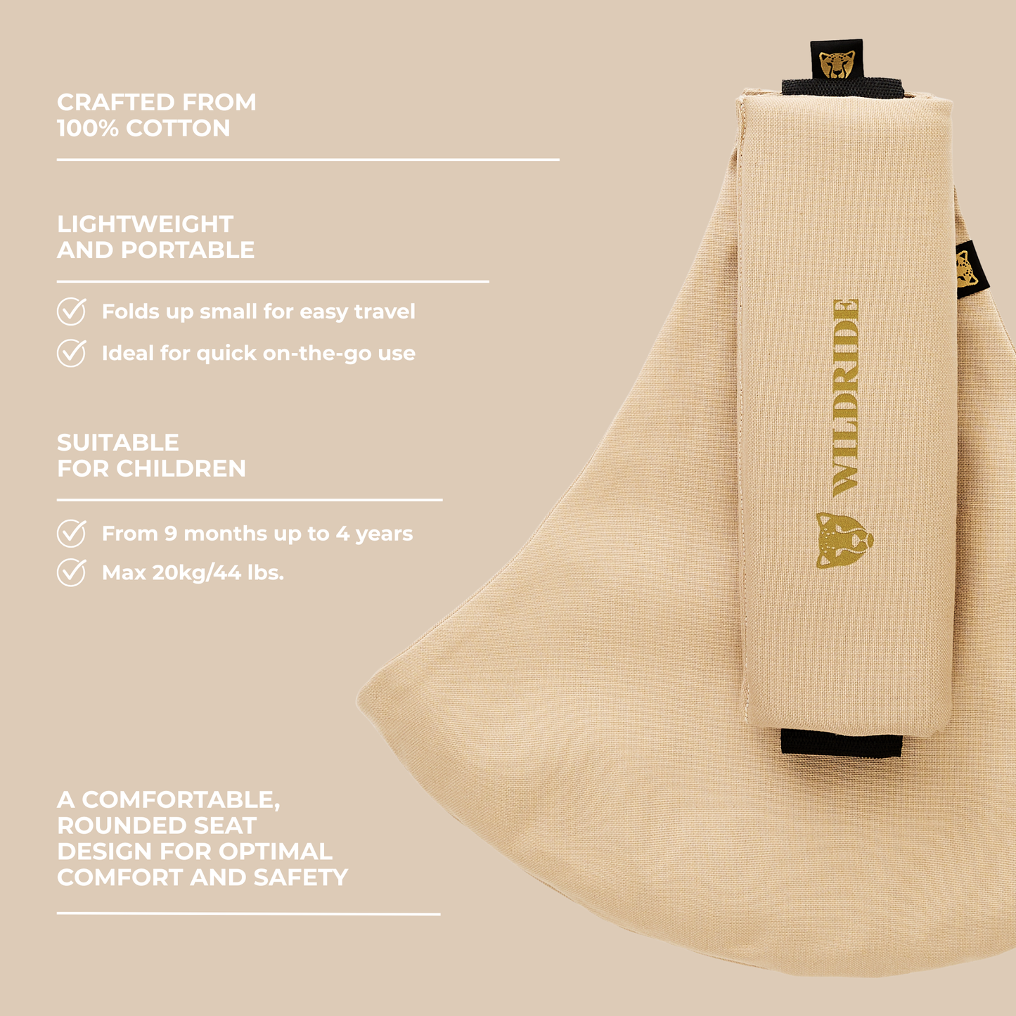 Toddler carrier Beige